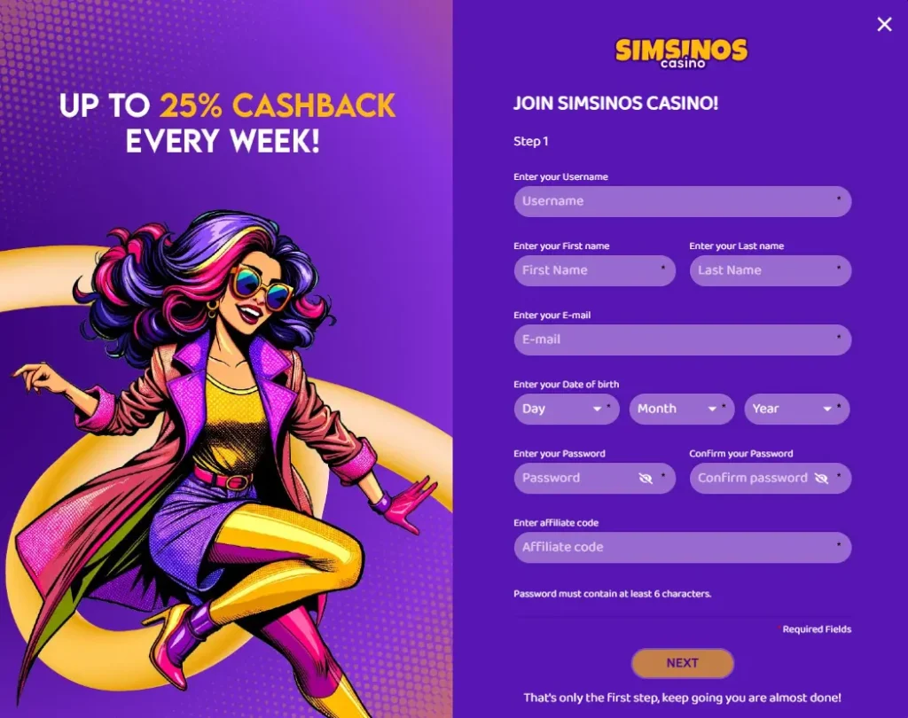 Sign up