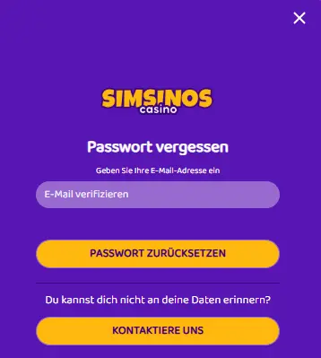 Login Seite